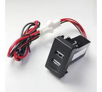 Presa interfaccia AUX USB per Auto, per VW, per Trasporto, per T4 1 pz Adattatore connettore di Alimentazione Doppia Presa USB Kit Cablaggio 12V 24V