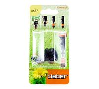 PRESA IRRIGATORE 3/4 MASCHIO per TUBO GIARDINO IRRIGAZIONE CLABER 8636 8637