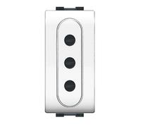 Presa ita 2p+t 10A Bianco