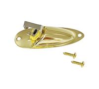 Presa jack di ingresso per chitarra, stile barca, 6,35 mm, con viti, per la maggior parte delle chitarre elettriche (oro)