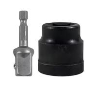 Presa jack per riparazione auto, 3,4 x 3,5 cm, chiave elettrica a smontaggio rapido, adattatore per martinetto elettrico per risparmio di manodopera, strumento resistente per la manutenzione dei