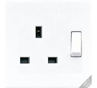 Presa Jung LS3171SW - 2 poli, 13 A, 250 V, morsetto a vite, plastica, IP20