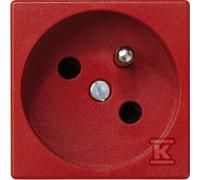 Presa K45 con terra 16A/230V~, morsetti rapidi, rossa Connect K22/6