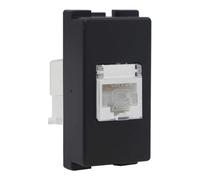 Presa lan RJ45 antracite cat5 con portello - serie Elmark Lecce