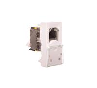 Presa M45 1 modulo RJ45 cat. Prese elettriche 6A UTP 076571