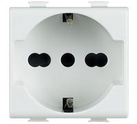 Presa Matix Standard Schuko e Bipasso Kit 10 Pezzi 10/16A BTicino ASTAM5440A16