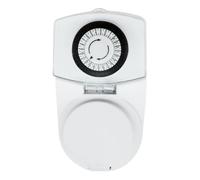 Presa meccanica esterna, ideale per programmare e ottimizzare il consumo energetico. Timer 24 ore, 16A 250V ~ 2P+E. Perfetto per giardini e apparecchiature elettriche.