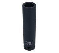 Presa metrica MM lunga extra profonda 1/2" unità 6 lati esagonale singolo