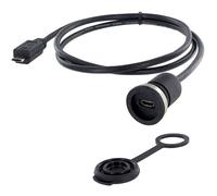 Presa Micro B USB 2.0 Presa con telaio di montaggio M16 1310-1013-01 encitech
