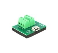 Presa micro USB dell'adattatore Delock morsettiera a 6 pin NEW