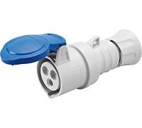Presa Mobile Diritta Industriale Blu 2P+T 16A Monofase 220V IP44 GW62004H