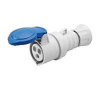 Presa Mobile Dritta IP54 2P+T 32A 200-250V 50/60Hz Blu Cablaggio A Vite