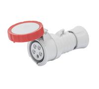 Presa Mobile Dritta IP69 3P+N+T 32A 380-415V 50/60Hz Rosso Cablaggio A Vite
