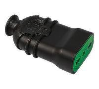 PRESA MOBILE HI-PRO FME NERO 2P+T 16A BIPASSO PZ 5