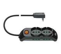 Presa mobile multipla Vimar 2P+T 16 A 250 V nero Nero