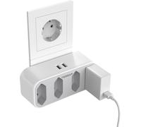 Presa multi USB TESSAN, multipresa 6 in 1