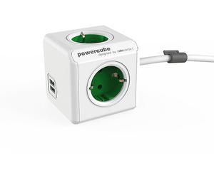 PRESA MULTIPLA ALLOCACOC 1406GN/DEEUPC - 4 prese, 2 USB, cavo 1.5m, prese tipo F, protezione sovratensioni