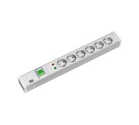PRESA MULTIPLA BACHMANN 333.005 - 6 prese, cavo 2m, prese tedesche, interruttore acceso/spento