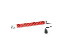 PRESA MULTIPLA BACHMANN 333.936 - 9 prese tipo F, cavo 2m, protezione sovratensioni