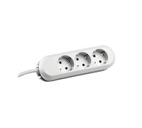 PRESA MULTIPLA BACHMANN 387.271 - 3 prese Schuko, cavo 3m, protezione sovratensioni, interruttore