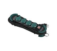 PRESA MULTIPLA BACHMANN 500.200 - 4 prese, cavo 4m, prese Schuko, interruttore acceso/spento