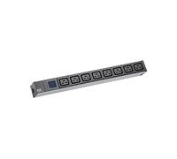 PRESA MULTIPLA BACHMANN 800.2154 - 8 prese, cavo 2m, prese IEC C19, protezione sovratensioni