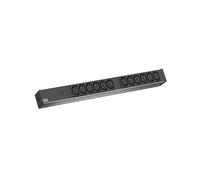 PRESA MULTIPLA BACHMANN 800.2284 - 12 prese, cavo 2m, prese C13, protezione sovratensioni, interruttore