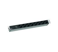 PRESA MULTIPLA BACHMANN 800.3932 - 8 prese, cavo 2m, prese Schuko, protezione da sovratensioni