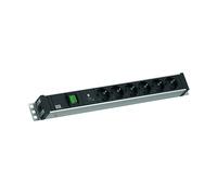 PRESA MULTIPLA BACHMANN 800.3937 - 6 prese, cavo 2m, prese italiane, protezione sovratensioni