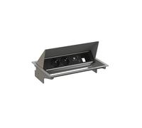PRESA MULTIPLA BACHMANN 900.406 - 4 prese, 2 USB, cavo 0.2m, prese CEE 7/3, protezione sovratensioni, incasso