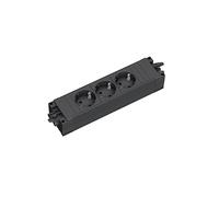 PRESA MULTIPLA BACHMANN 906.18818 - 3 prese tipo F, protezione contatti, uso interno