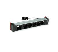 PRESA MULTIPLA BACHMANN 916.0881 - 5 prese Schuko, cavo 0,2 m, spina GST18