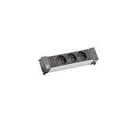 PRESA MULTIPLA BACHMANN 916.111 - 3 prese, cavo 2m, prese UTE, protezione sovratensioni, interruttore on/off