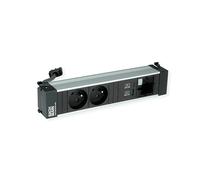 PRESA MULTIPLA BACHMANN 916.528 - 2 prese, 1 USB, cavo 0.2m, prese Francia, protezione sovratensioni