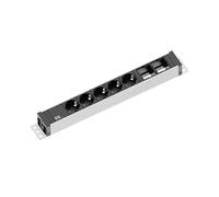 PRESA MULTIPLA BACHMANN 922.0181 - 5 prese, cavo 3 m, prese Schuko, protezione da sovratensioni on/off