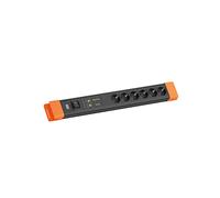 PRESA MULTIPLA BACHMANN BM005915 - 6 prese, cavo 2m, prese CEE 7/3, protezione sovratensioni, interruttore