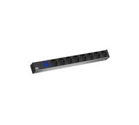 PRESA MULTIPLA BACHMANN BN0500 - 8 prese, cavo 2m, prese Schuko, protezione sovratensioni