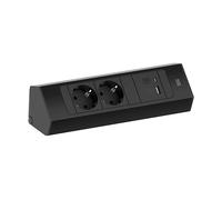 PRESA MULTIPLA BACHMANN CASIA 2 - 2 prese CEE 7/3, 1 USB A + 1 USB C, cavo 2m