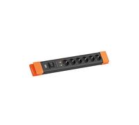 PRESA MULTIPLA BACHMANN CONNECTUS 6xCEE7/3 - 6 prese, cavo 2m, prese schuko, protezione sovratensioni