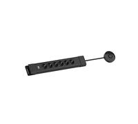 PRESA MULTIPLA BACHMANN CONNECTUS 6xCEE7/3 - 6 prese, cavo 2m, prese tedesche, interruttore acceso/spento