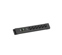 PRESA MULTIPLA BACHMANN CONNECTUS BM005927 - 6 prese, cavo 2m, prese CEE 7/3, protezione sovratensioni