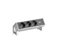 PRESA MULTIPLA BACHMANN Desk2 - 3 prese, cavo 0.2m, prese tedesche