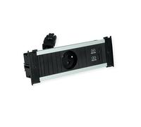 PRESA MULTIPLA BACHMANN KAPSA S 1xUTE 1xUSB A&C 22W, cavo 0,2 m, prese francesi