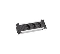 PRESA MULTIPLA BACHMANN Kapsa S, 230 V, Dispositivi con spina Tipo E, Argento, Nero