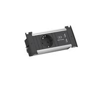 PRESA MULTIPLA BACHMANN Kapsa XS - 1 , 2 USB, cavo 2m, prese tipo F, protezione da sovratensioni