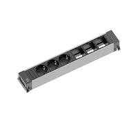 PRESA MULTIPLA BACHMANN POWER FRAME - 3 prese, cavo 0.2m, prese Schuko