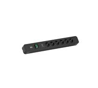 PRESA MULTIPLA BACHMANN PRIMO 2 - 6 prese, cavo 2m, prese CEE 7/3, protezione sovratensioni, interruttore on/off