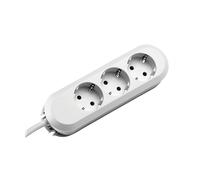 PRESA MULTIPLA BACHMANN SMART - 3 prese Schuko, cavo 3m, protezione sovratensioni