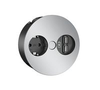 PRESA MULTIPLA BACHMANN Twist - 1 , 1 USB, cavo 2m, prese Schuko