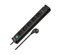 PRESA MULTIPLA BRENNENSTUHL 1150660415 - 5 prese, 2 USB tipo C, cavo 3m, prese Tipo F (CEE 7/4), interruttore on/off
